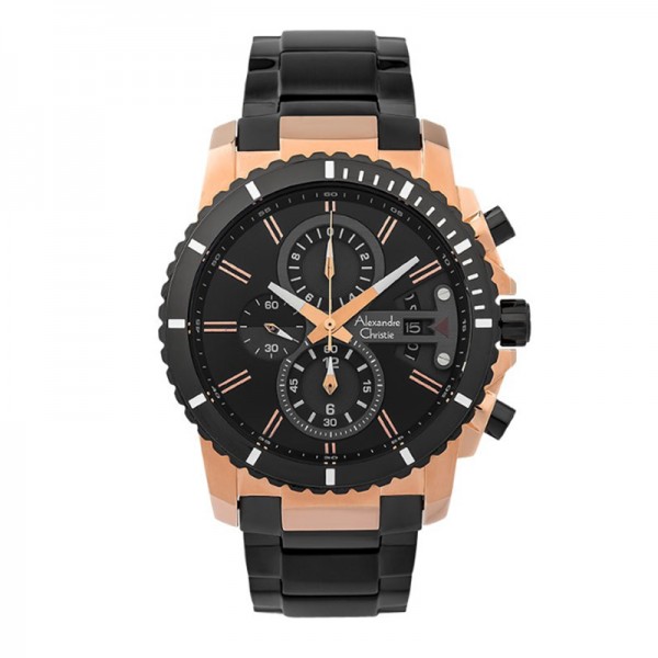 Alexandre Christie AC 6532 Rosegold Black MCBBRBA